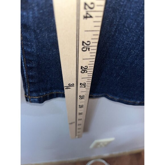 Old Navy Curvy/Profile Mid-Rise Dark Wash‎ Denim Jeans, Size 10 short - Picture 4 of 8